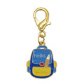 Hello School Backpack Enamel Charm Keychain Two Colors view 7