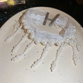 White Pearl And Mesh Fringe Choker With Draped Drops view 6