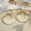 White Woven Crescents