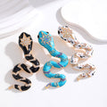 Aqua Silver Tone Flower Crystal Enamel Three Designs Metal Brooch Pin view 4