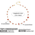 Gold Chain Colorful Stone Chip Necklaces And Bracelets view 10