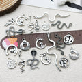 Alloy Metallic Snake Metal Charms with 11 Listed Options view 3