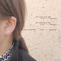 Silver Mini Star Heart Bear Butterfly Character Stud Earrings view 6