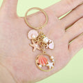 Starfish, Conch and Shell Charm Keychains Featuring Pink Starfish Across 59 Variations view 3