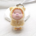 Flocked Animal Plush Keychains Lobster Clasp 13 Styles view 10