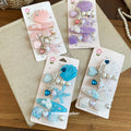 Shell Starfish Pearl Five Piece Hair Clip Sets Four Colors view 2