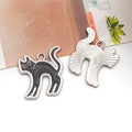 Zinc Alloy Cat Charm Pendants for DIY Bracelet Necklace Jewelry Making