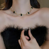 Black Oval Necklace