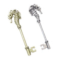 Seahorse and Key Shaped Pendants in Two Antique Tone Finishes view 5