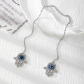 Silver Tone Blue Evil Eye Rearview Mirror Hanging Ornaments in Ten Designs view 10