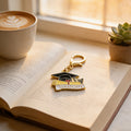 Graduate Cap Diploma Banner Enamel Lobster Clasp Charm view 4