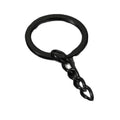 Split Key Ring with Curb Chain Keychain Connector Three Colors view 5