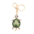 Rhinestone Turtle Keychain Gold Clasp Four Shell Colors view 5