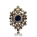 Gold Tone Silver Tone Flower Metal Brooch Pin 1 Pictured Designs view 5