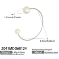 Freshwater Pearl Open Cuff Bangle Multi Style Finishes view 9