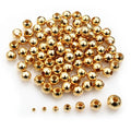 Smooth Round Metal Spacer Beads in Seven Sizes and Finishes view 6