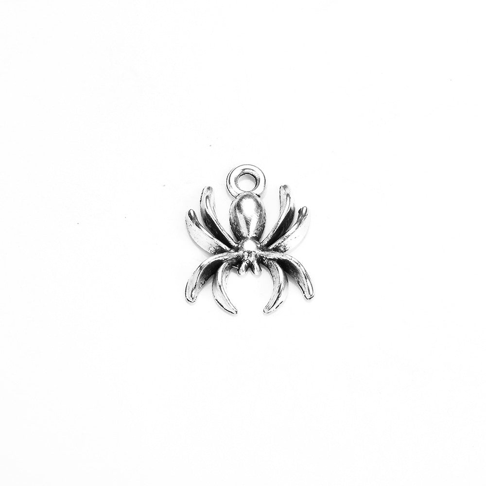 Alloy Spider Charm Pendant 17x13mm for DIY Jewelry