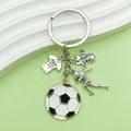 Soccer Charm Keychains Featuring Sports Ball Across 36 Pictured Variations view 2