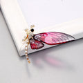 Dragonfly Crystal Metal Brooch Pin 6 x 4.5 cm for Jackets and Lapels view 6