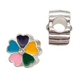 Enamel Zinc Alloy Heart Enamel Charm Pendants Style 3436