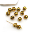 Matte Gold-Tone Spacer Bead Metal Beads with 3 Listed Options view 8