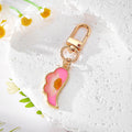 Wing Resin Daisy Keychains Gold Lobster Clasp 4 Styles view 6