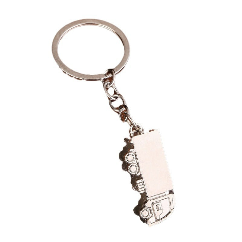 3D Truck Metal Keychain Creative Gift Car Accessory