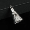 Metal Badminton Racket and Shuttlecock Charms Four Finishes Eight Styles view 8