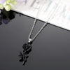 Black Rose Necklace