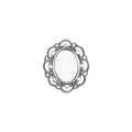 Oval Floral Edge Cabochon Settings in Seven Metal Finishes view 5