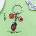Halloween Charm Keychains Featuring Anatomy Heart Across 44 Pictured Variations view 2