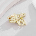 White Cat Pink Bow Gold Tone Metal Brooch Pin for Jackets view 4