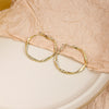 Textured Gold Hoop