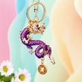 Mixed Jeweled Chinese Dragon Keychains in Forty Seven Pictured Styles view 8