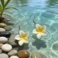 Realistic Molded Flower Drop Earrings in Twelve Botanical Designs view 8