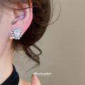 Ornate Crystal Clip On Earrings in Three Designs Statement Jewelry Design view 4