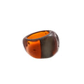 Chunky Resin Dome Cocktail Rings Marbled 6 Colors Mix view 5