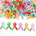 Colorful Hope Ribbon Jewelry Components For DIY Earrings And Bracelets Charms view 4