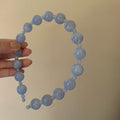 Acrylic Beaded Headbands Blue Green Round Spacer Beads view 6