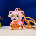 Jeweled Ingot Sheep Keychains With Four Color and Wrist Strap Options view 7