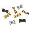 Flared Hourglass Spacer Beads in Five Metal Finishes view 10