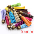 Colorful Suede Tassel Pendants In 6 Styles For Jewelry Making view 9