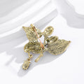Strawberry Enamel Metal Brooch Pin for Jackets and Lapels view 2