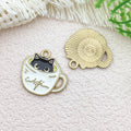 Black Pumpkin and Bat Metal Charms with 9 Listed Options view 9