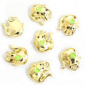 Tiny Elephant Enamel Charms in Ten Bright Colorways view 12