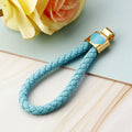 Jeweled Happy Lantern Rabbit Keychains with Braided Wrist Loops view 12