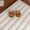 Brown Gold Rectangle 45