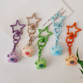 Flocked Cat Paw Star-Clasp Charms in Five Pastel Colors view 4