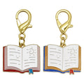 Open Book Smile Sun Enamel Charm Keychain Two Colors view 5