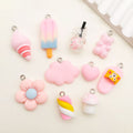 Pink Seashell and Ice Cream Shell Charms with 11 Listed Options view 2